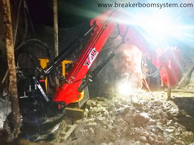 Rock Breaker Boom Systems for Underground Crusher Chambers: A Complete Guide