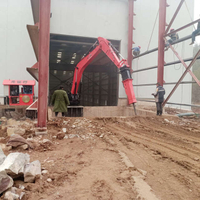 Pedestal Rockbreakers Boom System