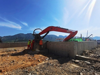 Static Hydraulic Rockbreaker Boom System
