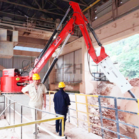 Stationary Hydraulic Rockbreaker Boom System