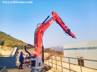 YZH Heavy-Duty Stationary Rock Breaker Boom System for Crusher