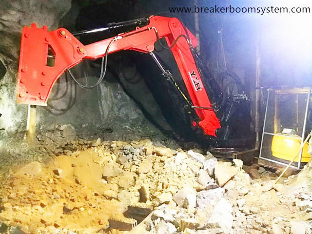 Rock Breaker Boom Systems for Underground Crusher Chambers: A Complete Guide