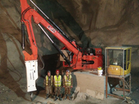 Stationary Rockbreaker System