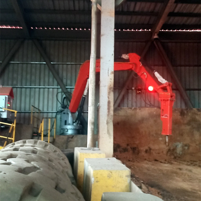 YZH High-Performance Fixed Rock Breaker System at Cement Plant