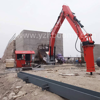 YZH Pedestal Boom System with Hydraulic Hammer