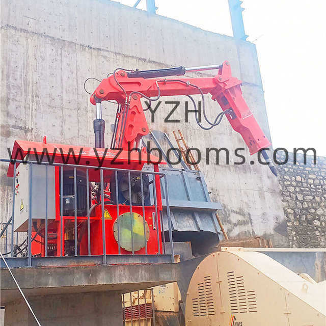 YZH Rock Breaker Boom System Applied for Mining