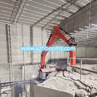 YZH Remote Controlled Pedestal Rock Breaker Booms for Mining Projects