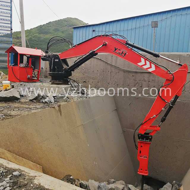 YZH High-quality Stationary Boom System for Mining Site