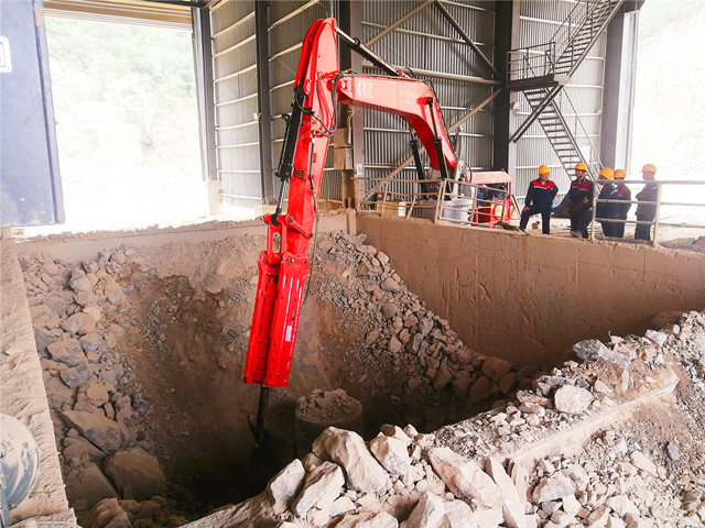 YZH Rockbreaker Boom Systems Successfully Solved The Problem Of Material Blockage For Hebei Mining