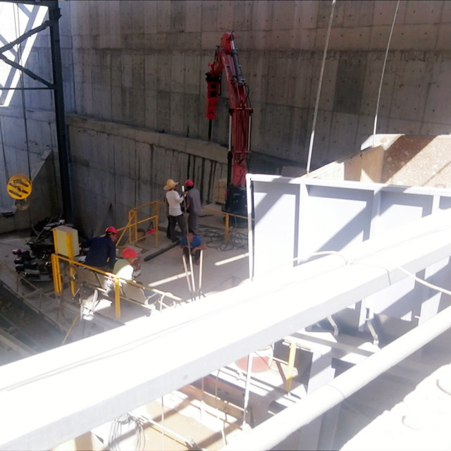 YZH WH Series Auto-Lubricated Pedestal Rock Breaker System