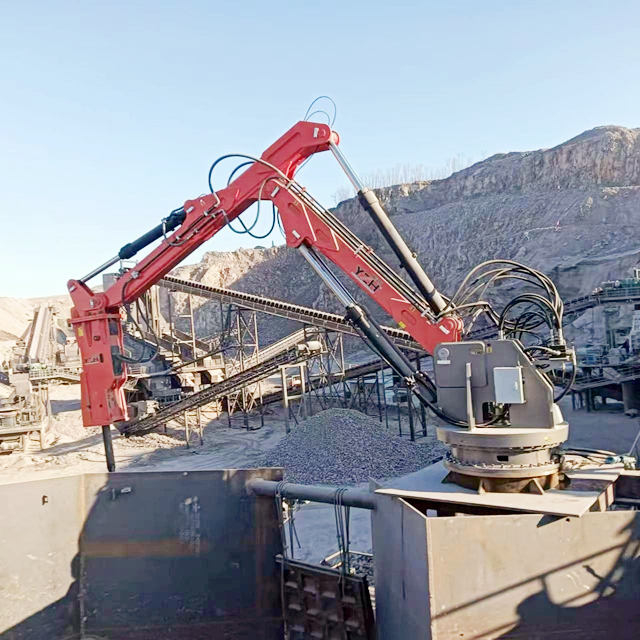 YZH BH Series Pedestal Rockbreaker Boom System for Efficiently Crushing