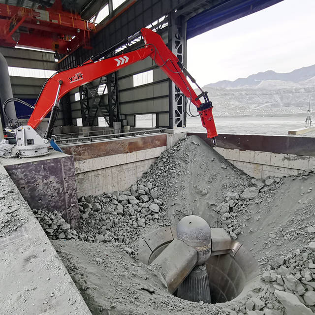 YZH Stationary Pedestal Rock Breaker Boom System for Gyratory Crusher