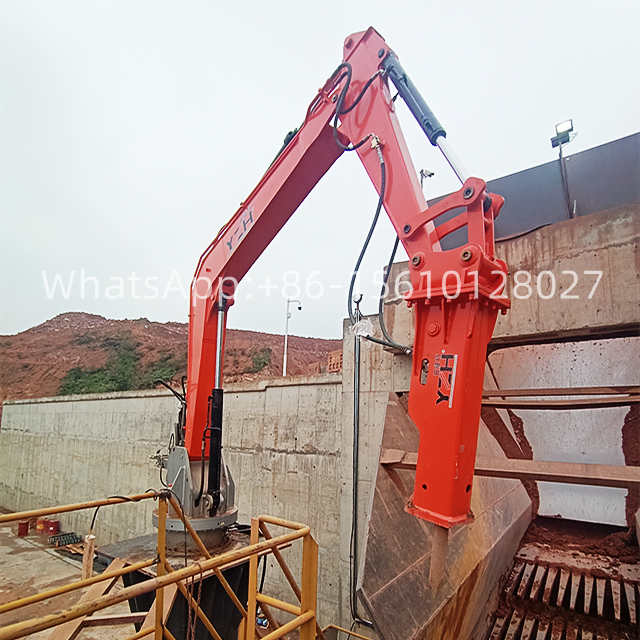 YZH Static Rock Breaker Boom System for Jaw Crusher