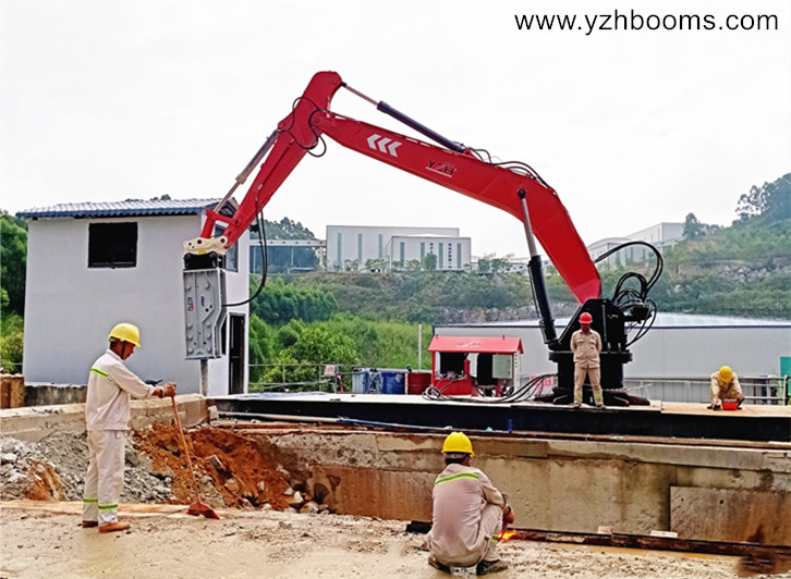 Guangzhou Shunxing Quarry Successfully Installed A Fixed Type Pedestal Boom System Again-6