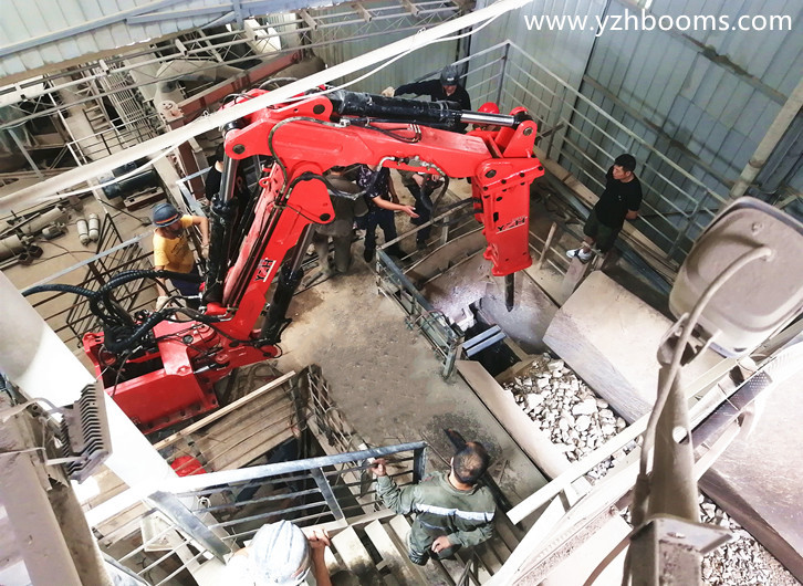 YZH Fixed Pedestal Rock Breaker Boom System Was Successfully Delivered To Chongqing Anrui Mining Company