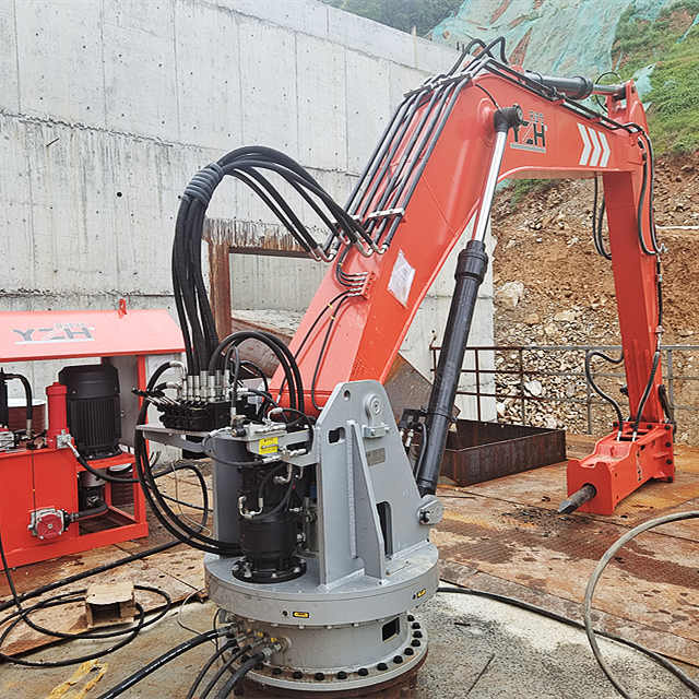 YZH Hydraulic-Powered Fixed Rock Breaker System for Crushing Equipment