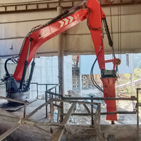 Stationary Rock Breaker Booms