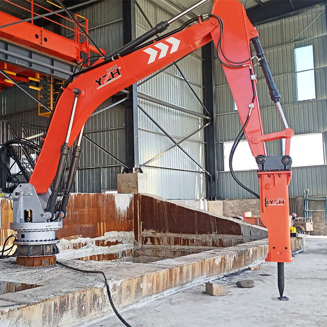 YZH High-Performance Pedestal Rock Breaker System for Feed Bin