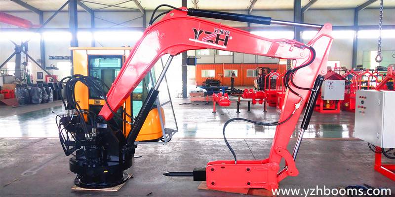 Fixed Type Pedestal Rockbreakers Booms System Was Loaded And Sent To Zhejiang Province-1