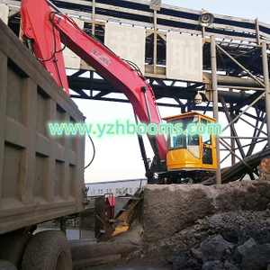 Remote-Operated Stationary Pedestal Boom Rock Breaker System in Mining Site