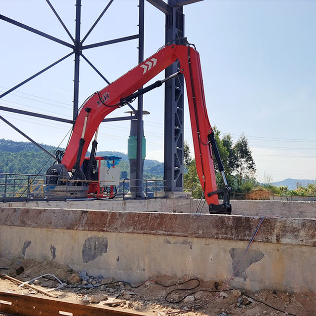 China Crusher-Mounted Pedestal Boom Rock Breaker System