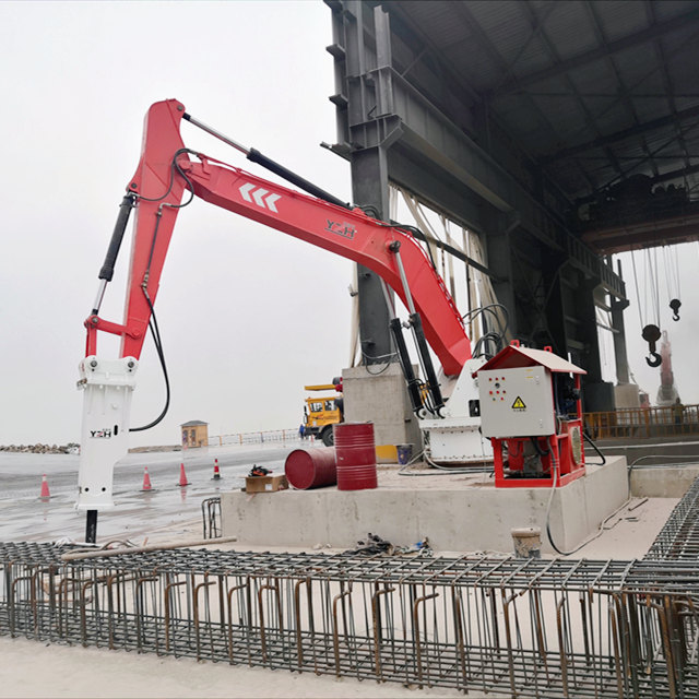 YZH Low-Maintenance Static Rock Breaker Boom System for Uninterrupted Crusher Operation
