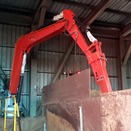 YZH High-Performance Fixed Rock Breaker System at Cement Plant