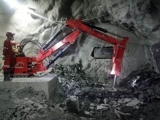 rock breaker system