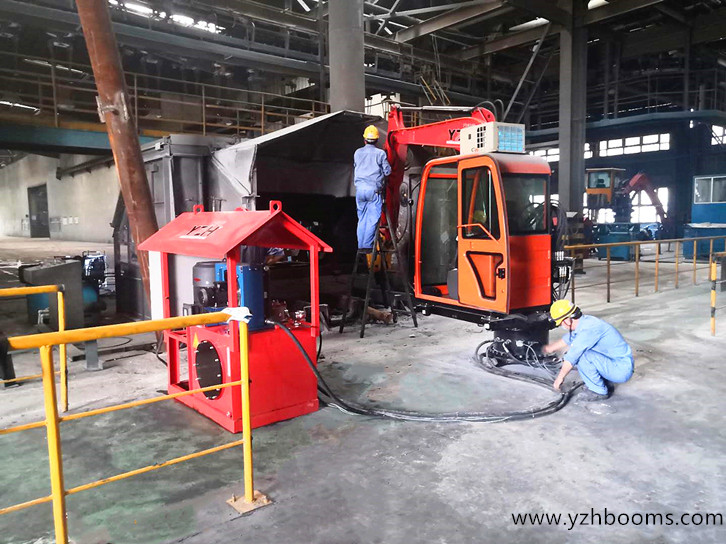 YZH Successfully Delivered The Third Pedestal Boom Breaker To Zhongfu Industrial-1