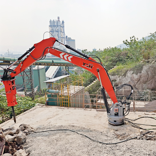 YZH Advanced Stationary Rockbreakers with Powerful Hydraulic Hammer