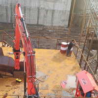 WHC960 Stationary Pedestal Rockbreaker Boom System