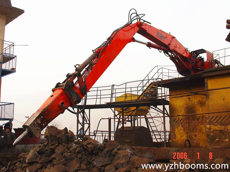 YZH Made It’s First Pedestal Breaker Boom System For A China Open Pit Mine
