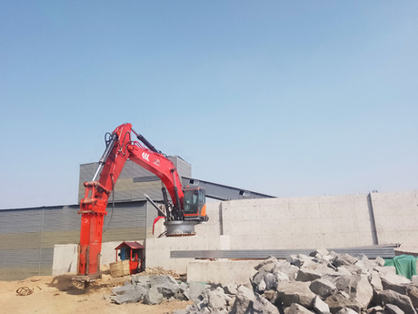 Fixed Rockbreaker Boom System For Open Pit Iron Mine In Linyi City.jpg