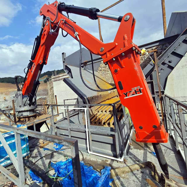 YZH BH Series Pedestal Rockbreaker Boom System for Efficiently Crushing