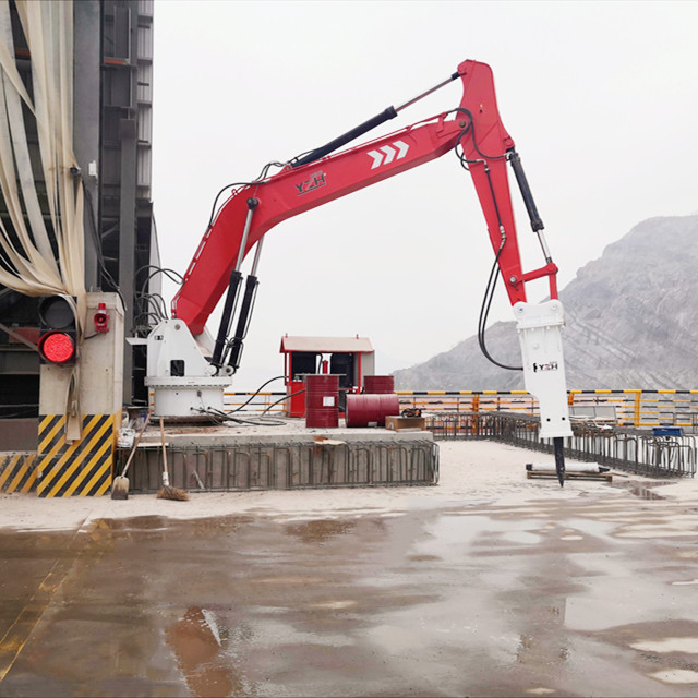 YZH Low-Maintenance Static Rock Breaker Boom System for Uninterrupted Crusher Operation