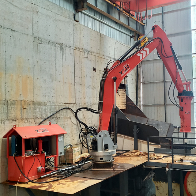 YZH High-Stable Fixed Rockbreaker System at Crusher Cavity