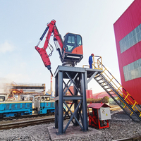 Custom Pedestal Boom Rockbreaker Mounted With Hydraulic Breaker