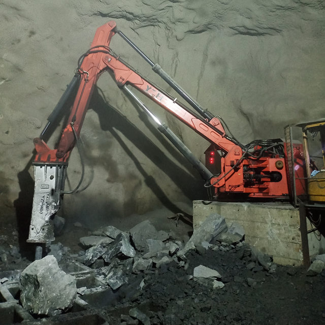 YZH Rockbreaker Boom Systems – Built Tough for Real-World Breaking & Unblocking Challenges