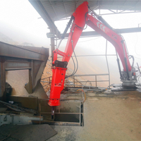 Pedestal Boom Rockbreaker for Primary Crushers