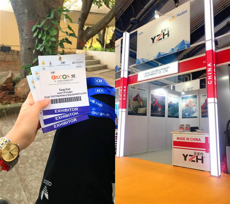 YZH Staffs Arrive At EXCON Exhibition In India-1