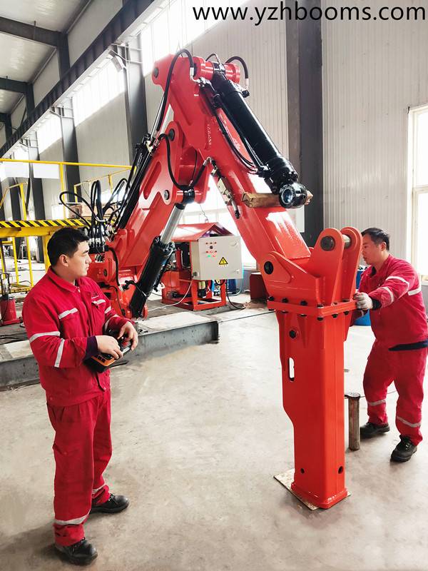Rockbreaker Boom System Met The Testing Requirements Of YZH Factory