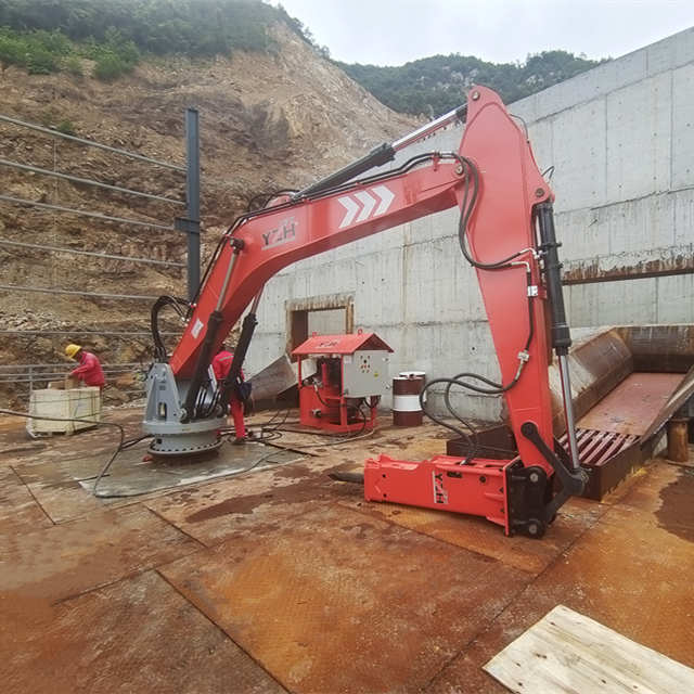 YZH Hydraulic-Powered Fixed Rock Breaker System for Crushing Equipment