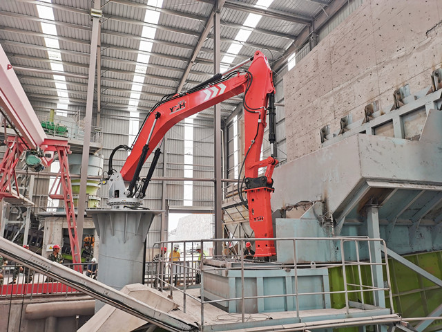 YZH RockBreaker System Was Successfully Put Into Use In Aggregate Plant of Huoshan County