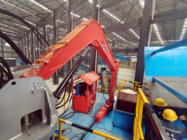 rock breaker boom system