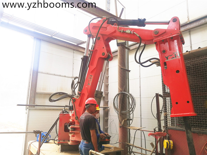 Congratulations to YZH For Successful Delivery Of Pedestal Breaker Boom System
