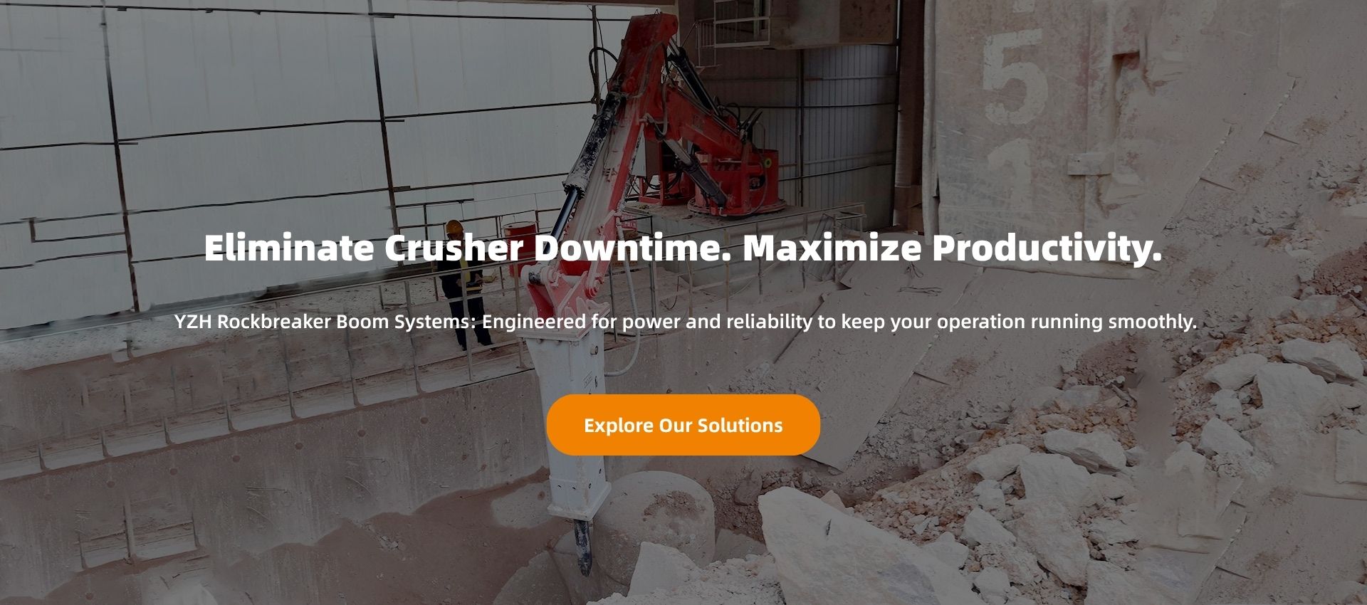 YZH Rockbreaker Boom Systems