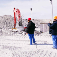 Stationary Rock Breaker System for Underground or Opencast Grizzly Screen