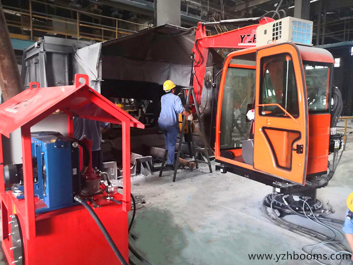 YZH Successfully Delivered The Third Pedestal Boom Breaker To Zhongfu Industrial-3