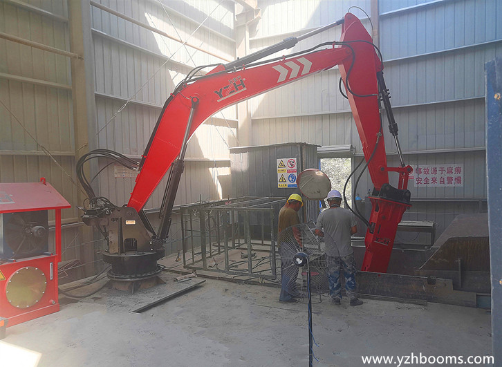 Congratulations to YZH For Successfully Delivering A Fixed Pedestal Boom System-3