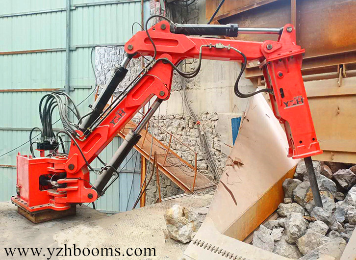 Pedestal Rockbreaker Boom System Was Successfully Put Into Chongqing Building Materials Factory-1